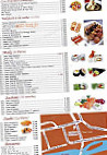 Sushi menu