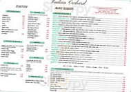 Indian Orchard menu