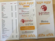 Himalaya Cafe menu