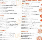 Montpeliers menu