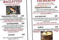 La Pierre Chaude menu