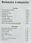 La Creperi's menu