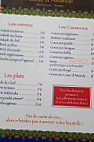 Coeur D'amande menu