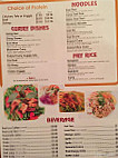 Thai Flavor menu