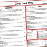 Libby's Cafe Piatti