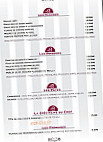 La Chaumiere menu