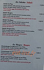 Lecourbe menu