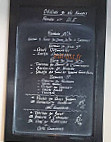 Le Havane menu