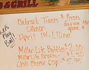 Huck's Pub And Grill menu