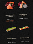 Cosy Sushi menu