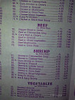 Great Wall menu