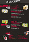 Sushi One menu