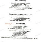 Le Relais De Pouilly menu