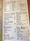 Carini's Italian menu