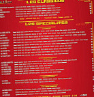 Pasta Burger menu