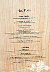 L'étiquette menu