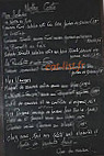 Du Nord au Sud menu