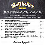 Postkeller menu