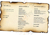 Passadís menu