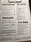 Vinoblanco menu