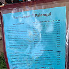 El Palangui menu