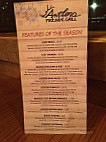 Antlers Fireside Grill menu