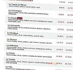 Le Kiosque à Pizzas menu