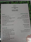 Cottage Garden Cafe menu