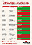 Bäckerei Kayser GmbH - Filiale Neuenrade menu