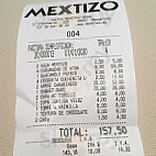 Mextizo Barcelona menu