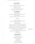 Tchao Pantin menu