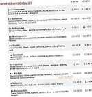 Le Kiosque à Pizzas menu