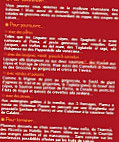 La Trattoria del Sole menu