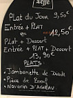 Aux Quatre Vents menu