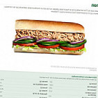 Subway Saint Brieuc menu