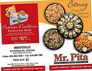 Mr Pita menu