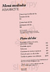 Abarrote menu