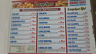 Neimar Lanches menu