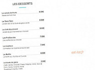 Le Melyss Bar Restaurant menu