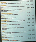 L'escale à Pizza menu