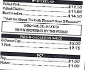 Butts Buns Bbq menu