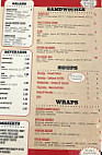 Palisade Cafe menu