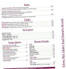 Cafe De La Place menu