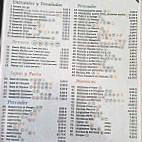 E Antonio Playa menu