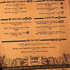 Rawmantics menu