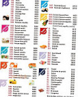 Fuji Sushi menu