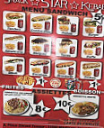 Star Kebab menu