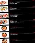 Tokioyo menu