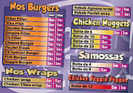 Chicken Box Herblay menu