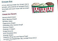 Rita's Italian Ice Frozen Custard menu